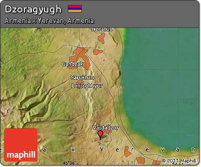 Satellite Map of Dzoragyugh