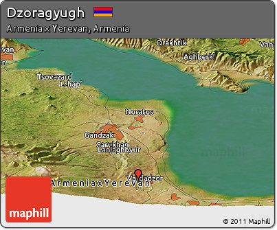 Satellite Panoramic Map of Dzoragyugh