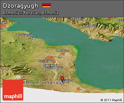 Satellite Panoramic Map of Dzoragyugh