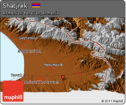 Physical 3D Map of Shatjrek