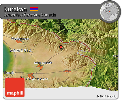 Satellite 3D Map of Kutakan
