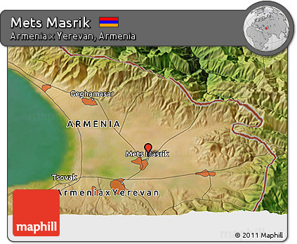 Satellite 3D Map of Mets Masrik