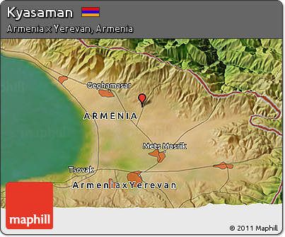 Satellite 3D Map of Kyasaman