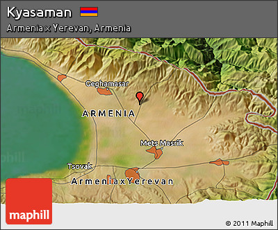 Satellite 3D Map of Kyasaman