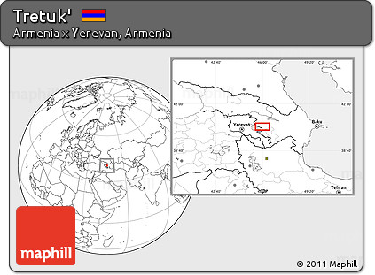 Blank Location Map of Tretuk'