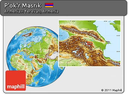 Physical Location Map of P'ok'r Masrik