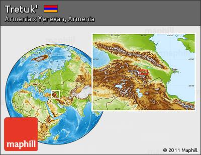 Physical Location Map of Tretuk'