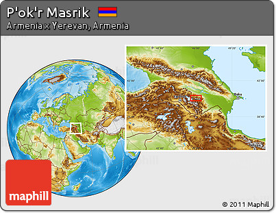 Physical Location Map of P'ok'r Masrik