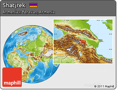 Physical Location Map of Shatjrek