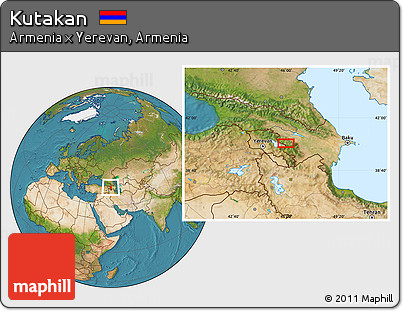 Satellite Location Map of Kutakan