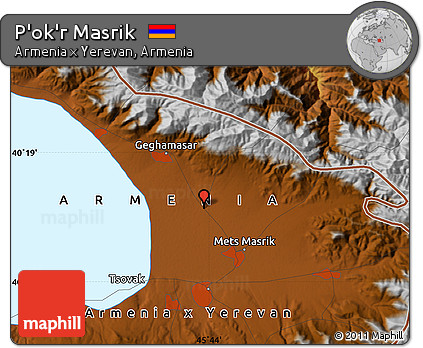 Physical Map of P'ok'r Masrik