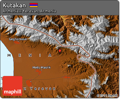 Physical Map of Kutakan