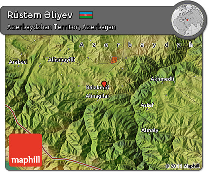 Satellite Map of Rüstǝm Əliyev