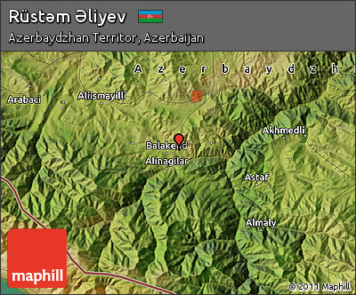 Satellite Map of Rüstǝm Əliyev