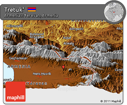 Physical Panoramic Map of Tretuk'