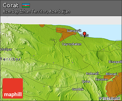 Physical 3D Map of Corat