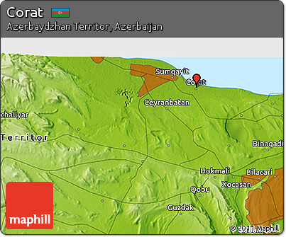 Physical 3D Map of Corat