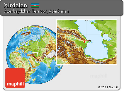 Physical Location Map of Xirdalan