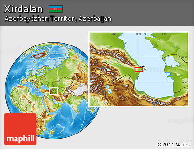 Physical Location Map of Xirdalan