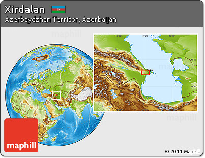 Physical Location Map of Xirdalan