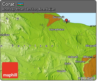 Physical Map of Corat