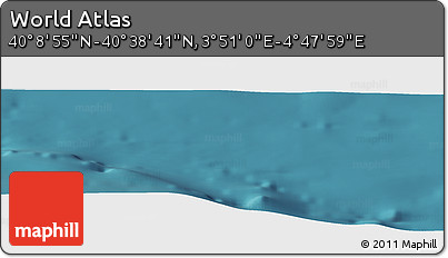 Satellite Panoramic Map of the Area around 40° 23' 48" N, 4° 19' 30" E
