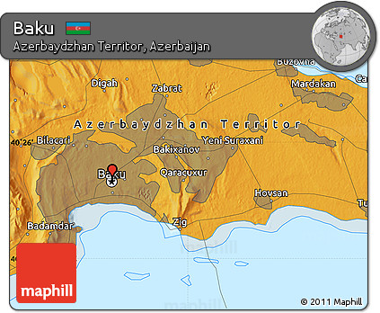 Political Map of Baku