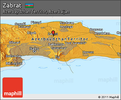 Political Panoramic Map of Zabrat