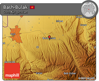Physical Map of Bash-Bulak