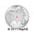 Outline Map of the Area around 40° 23' 48" N, 77° 25' 30" E, rectangular outline