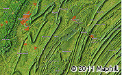 Satellite Map of the area around 40° 23' 48" N, 78° 7' 30" W