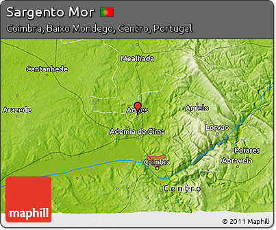 Physical 3D Map of Sargento Mor