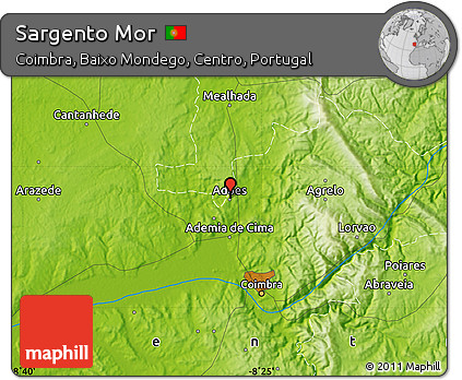Physical Map of Sargento Mor