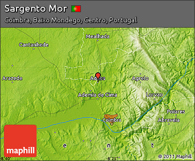 Physical Map of Sargento Mor