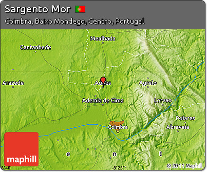 Physical Map of Sargento Mor