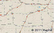 Shaded Relief Map of Wayland