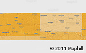 Political Panoramic Map of Wayland