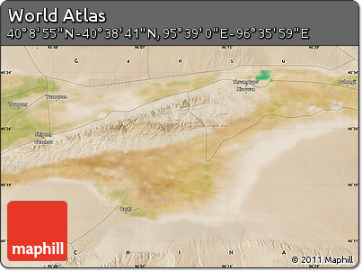 Satellite Map of the Area around 40° 23' 48" N, 96° 7' 30" E