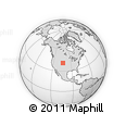 Outline Map of the Area around 40° 50' 23" N, 103° 37' 30" W, rectangular outline
