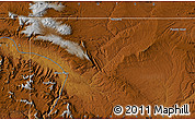 Physical Map of the area around 40° 50' 23" N, 108° 43' 29" W