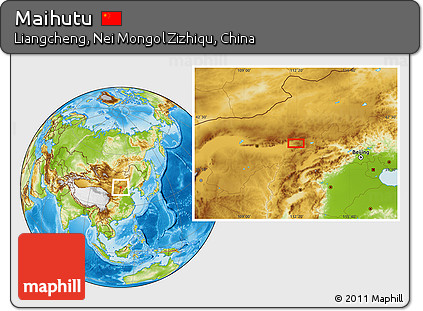 Physical Location Map of Maihutu