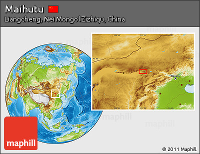 Physical Location Map of Maihutu