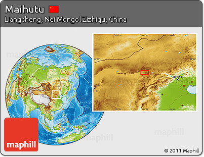 Physical Location Map of Maihutu