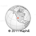Outline Map of the Area around 40° 50' 23" N, 112° 58' 29" W, rectangular outline