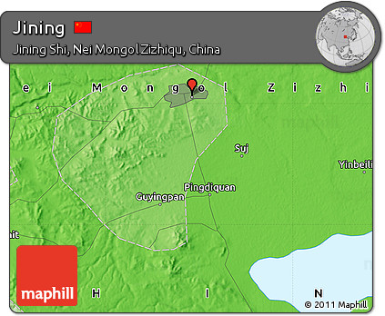Political Map of Jining