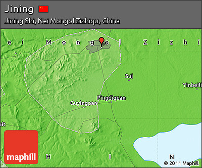 Political Map of Jining