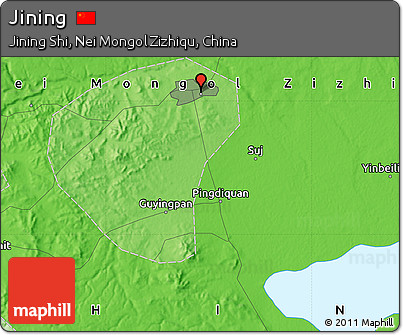 Political Map of Jining