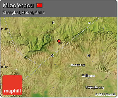 Satellite Map of Miao'ergou