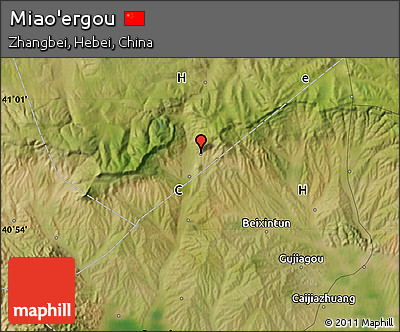 Satellite Map of Miao'ergou
