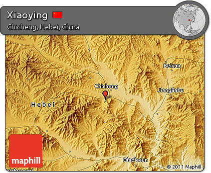Physical 3D Map of Xiaoying